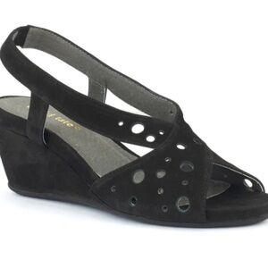 David Tate Yummy Sandal-Extra Wide Black